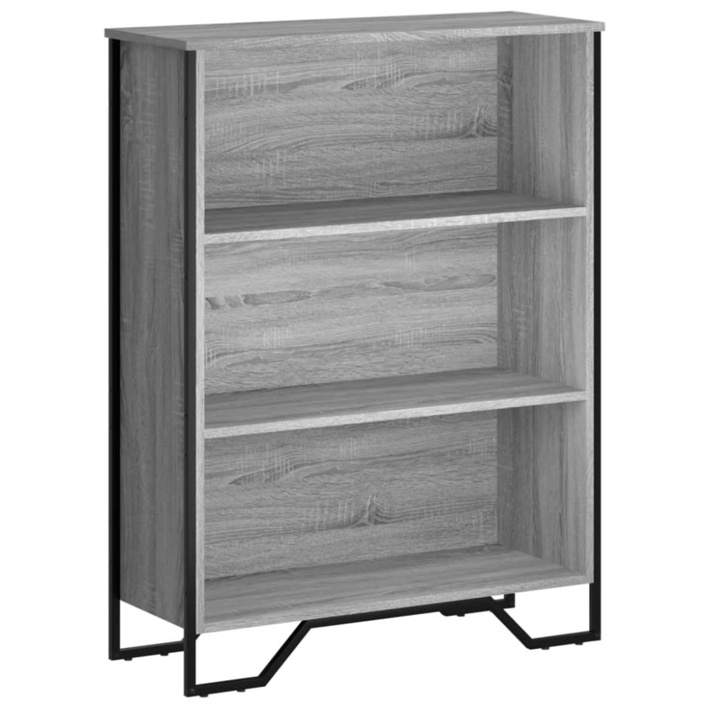 vidaXL Bibliotecă, gri sonoma, 80x31x106 cm, lemn prelucrat