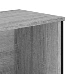 vidaXL Bibliotecă, gri sonoma, 80x31x106 cm, lemn prelucrat vidaXL Bibliotecă, gri sonoma, 80x31x106 cm, lemn prelucrat
