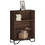 vidaXL Bibliotecă, stejar maro, 80x31x106 cm, lemn prelucrat vidaXL Bibliotecă, stejar maro, 80x31x106 cm, lemn prelucrat