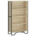 vidaXL Bibliotecă, stejar sonoma, 80x31x137,5 cm, lemn prelucrat vidaXL Bibliotecă, stejar sonoma, 80x31x137,5 cm, lemn prelucrat