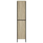 vidaXL Bibliotecă, stejar sonoma, 80x31x137,5 cm, lemn prelucrat vidaXL Bibliotecă, stejar sonoma, 80x31x137,5 cm, lemn prelucrat