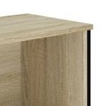 vidaXL Bibliotecă, stejar sonoma, 80x31x137,5 cm, lemn prelucrat vidaXL Bibliotecă, stejar sonoma, 80x31x137,5 cm, lemn prelucrat