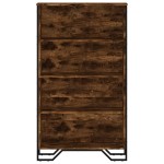vidaXL Bibliotecă, stejar fumuriu, 80x31x137,5 cm, lemn prelucrat