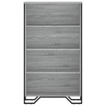 vidaXL Bibliotecă, gri sonoma, 80x31x137,5 cm, lemn prelucrat vidaXL Bibliotecă, gri sonoma, 80x31x137,5 cm, lemn prelucrat