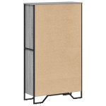 vidaXL Bibliotecă, gri sonoma, 80x31x137,5 cm, lemn prelucrat vidaXL Bibliotecă, gri sonoma, 80x31x137,5 cm, lemn prelucrat