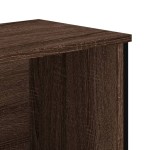 vidaXL Bibliotecă, stejar maro, 80x31x137,5 cm, lemn prelucrat vidaXL Bibliotecă, stejar maro, 80x31x137,5 cm, lemn prelucrat