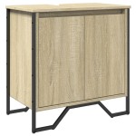 vidaXL Dulap chiuvetă baie, stejar sonoma, 60x35x60 cm, lemn prelucrat vidaXL Dulap chiuvetă baie, stejar sonoma, 60x35x60 cm, lemn prelucrat