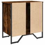 vidaXL Dulap chiuvetă baie, stejar fumuriu, 60x35x60 cm lemn prelucrat vidaXL Dulap chiuvetă baie, stejar fumuriu, 60x35x60 cm lemn prelucrat