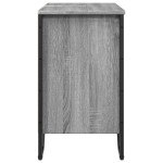 vidaXL Dulap chiuvetă baie, gri sonoma, 60x35x60 cm, lemn prelucrat vidaXL Dulap chiuvetă baie, gri sonoma, 60x35x60 cm, lemn prelucrat