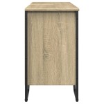 vidaXL Dulap chiuvetă baie, stejar sonoma, 91x35x60 cm, lemn prelucrat vidaXL Dulap chiuvetă baie, stejar sonoma, 91x35x60 cm, lemn prelucrat