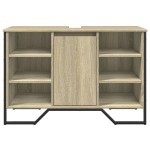 vidaXL Dulap chiuvetă baie, stejar sonoma, 91x35x60 cm, lemn prelucrat vidaXL Dulap chiuvetă baie, stejar sonoma, 91x35x60 cm, lemn prelucrat