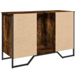vidaXL Dulap chiuvetă baie, stejar fumuriu, 91x35x60 cm lemn prelucrat