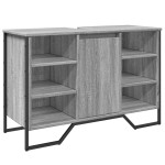 vidaXL Dulap chiuvetă baie, gri sonoma, 91x35x60 cm, lemn prelucrat vidaXL Dulap chiuvetă baie, gri sonoma, 91x35x60 cm, lemn prelucrat