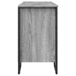 vidaXL Dulap chiuvetă baie, gri sonoma, 91x35x60 cm, lemn prelucrat vidaXL Dulap chiuvetă baie, gri sonoma, 91x35x60 cm, lemn prelucrat