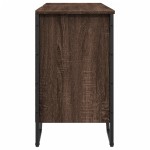 vidaXL Dulap chiuvetă de baie, stejar maro, 91x35x60 cm lemn prelucrat vidaXL Dulap chiuvetă de baie, stejar maro, 91x35x60 cm lemn prelucrat
