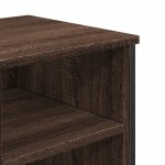 vidaXL Dulap chiuvetă de baie, stejar maro, 91x35x60 cm lemn prelucrat vidaXL Dulap chiuvetă de baie, stejar maro, 91x35x60 cm lemn prelucrat