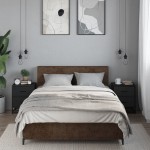 vidaXL Noptiere, 2 buc., negru, 40x31x50 cm, lemn prelucrat