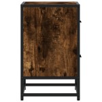 vidaXL Noptiere, 2 buc., stejar fumuriu, 40x31x50 cm, lemn compozit vidaXL Noptiere, 2 buc., stejar fumuriu, 40x31x50 cm, lemn compozit