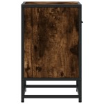 vidaXL Noptiere, 2 buc., stejar fumuriu, 40x31x50 cm, lemn compozit vidaXL Noptiere, 2 buc., stejar fumuriu, 40x31x50 cm, lemn compozit