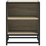 vidaXL Noptiera din stejar Sonoma 40x31x50 cm lemn prelucrat si metal