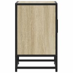 vidaXL Noptiera din stejar Sonoma 40x31x50 cm lemn prelucrat si metal