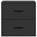 vidaXL Noptieră de perete, negru, 40x31x39,5 cm vidaXL Noptieră de perete, negru, 40x31x39,5 cm