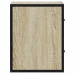 vidaXL Noptiere de perete, 2 buc., stejar sonoma, 40x31x39,5 cm