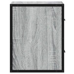 vidaXL Noptiere de perete, 2 buc., sonoma gri, 40x31x39,5 cm