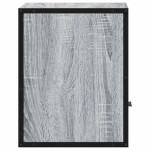 vidaXL Noptieră montată pe perete gri Sonoma 40x31x39,5 cm