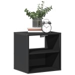 vidaXL Noptieră de perete, negru, 40x31x39,5 cm vidaXL Noptieră de perete, negru, 40x31x39,5 cm