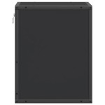vidaXL Noptieră de perete, negru, 40x31x39,5 cm vidaXL Noptieră de perete, negru, 40x31x39,5 cm