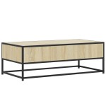 vidaXL Măsuță cafea stejar sonoma 100x50x35 cm lemn prelucrat și metal vidaXL Măsuță cafea stejar sonoma 100x50x35 cm lemn prelucrat și metal