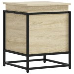 vidaXL Cutie depozitare stejar sonoma 40x40x51,5cm lemn prelucrat vidaXL Cutie depozitare stejar sonoma 40x40x51,5cm lemn prelucrat