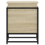 vidaXL Cutie depozitare stejar sonoma 40x40x51,5cm lemn prelucrat vidaXL Cutie depozitare stejar sonoma 40x40x51,5cm lemn prelucrat