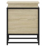 vidaXL Cutie depozitare stejar sonoma 40x40x51,5cm lemn prelucrat vidaXL Cutie depozitare stejar sonoma 40x40x51,5cm lemn prelucrat
