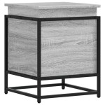 vidaXL Cutie depozitare gri sonoma 40x40x51,5 cm lemn prelucrat