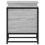 vidaXL Cutie depozitare gri sonoma 40x40x51,5 cm lemn prelucrat