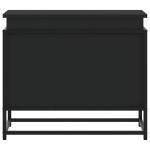 vidaXL Cutie de depozitare cu capac negru 60x40x51,5 cm lemn prelucrat vidaXL Cutie de depozitare cu capac negru 60x40x51,5 cm lemn prelucrat