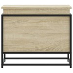 vidaXL Cutie depozitare stejar sonoma 60x40x51,5 cm lemn prelucrat vidaXL Cutie depozitare stejar sonoma 60x40x51,5 cm lemn prelucrat
