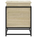 vidaXL Cutie depozitare stejar sonoma 60x40x51,5 cm lemn prelucrat vidaXL Cutie depozitare stejar sonoma 60x40x51,5 cm lemn prelucrat