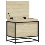 vidaXL Cutie depozitare stejar sonoma 60x40x51,5 cm lemn prelucrat vidaXL Cutie depozitare stejar sonoma 60x40x51,5 cm lemn prelucrat