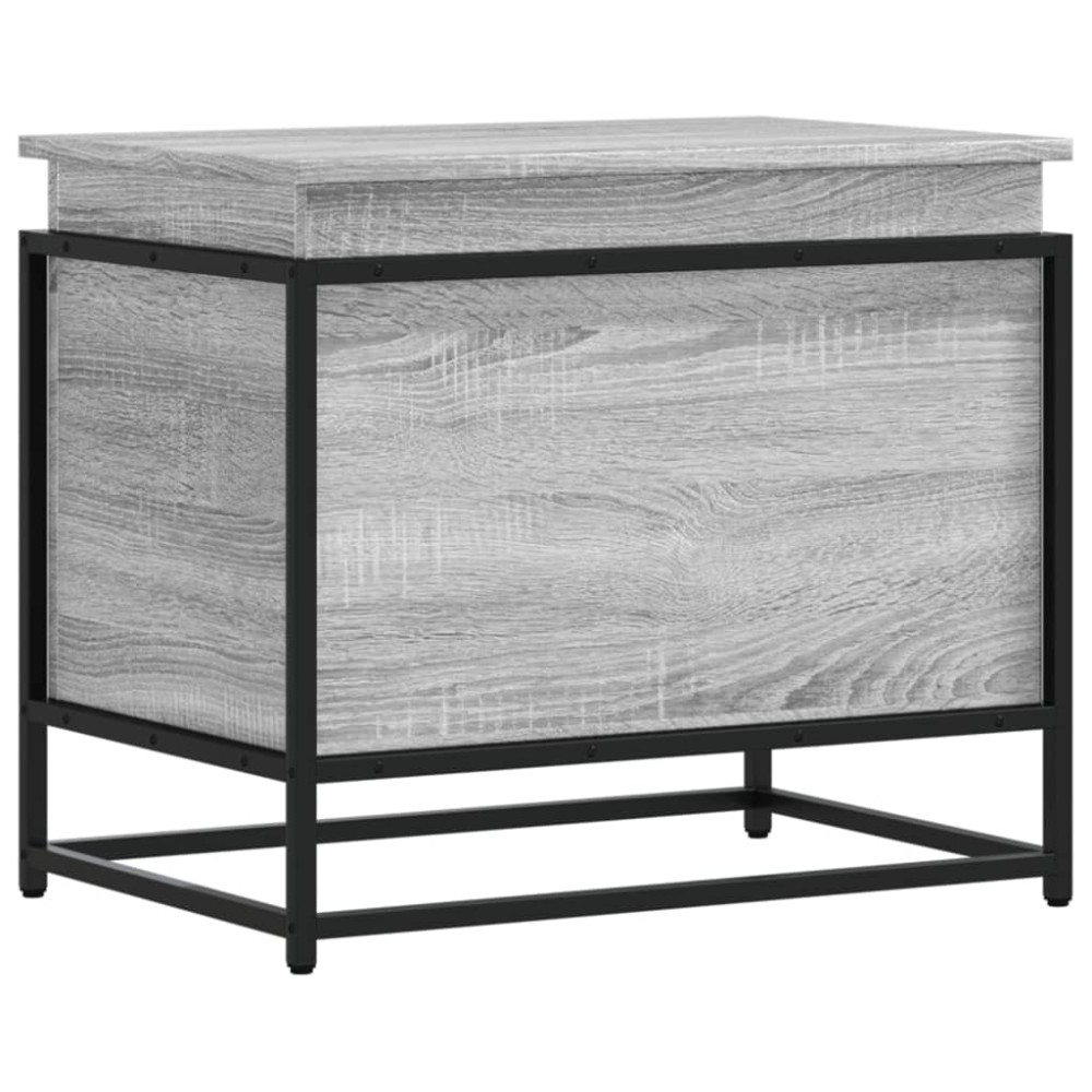 vidaXL Cutie depozitare gri sonoma 60x40x51,5 cm lemn prelucrat