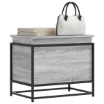 vidaXL Cutie depozitare gri sonoma 60x40x51,5 cm lemn prelucrat vidaXL Cutie depozitare gri sonoma 60x40x51,5 cm lemn prelucrat
