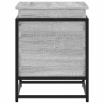 vidaXL Cutie depozitare gri sonoma 60x40x51,5 cm lemn prelucrat vidaXL Cutie depozitare gri sonoma 60x40x51,5 cm lemn prelucrat