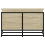 vidaXL Cutie depozitare stejar sonoma 80x40x51,5 cm lemn prelucrat vidaXL Cutie depozitare stejar sonoma 80x40x51,5 cm lemn prelucrat