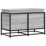 vidaXL Cutie depozitare gri sonoma 80x40x51,5 cm lemn prelucrat vidaXL Cutie depozitare gri sonoma 80x40x51,5 cm lemn prelucrat