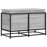 vidaXL Cutie depozitare gri sonoma 80x40x51,5 cm lemn prelucrat vidaXL Cutie depozitare gri sonoma 80x40x51,5 cm lemn prelucrat
