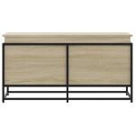 vidaXL Cutie depozitare stejar sonoma 100x40x51,5 cm lemn prelucrat vidaXL Cutie depozitare stejar sonoma 100x40x51,5 cm lemn prelucrat