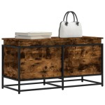 vidaXL Cutie depozitare stejar sonoma 100x40x51,5 cm lemn prelucrat vidaXL Cutie depozitare stejar sonoma 100x40x51,5 cm lemn prelucrat