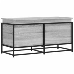 vidaXL Cutie depozitare gri sonoma 100x40x51,5 cm lemn prelucrat vidaXL Cutie depozitare gri sonoma 100x40x51,5 cm lemn prelucrat